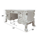 Dresden Executive Writing Desk, Bone White Finish Acme