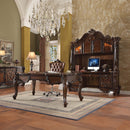 Versailles Executive Computer Desk w/Hutch, Cherry Oak Finish Acme