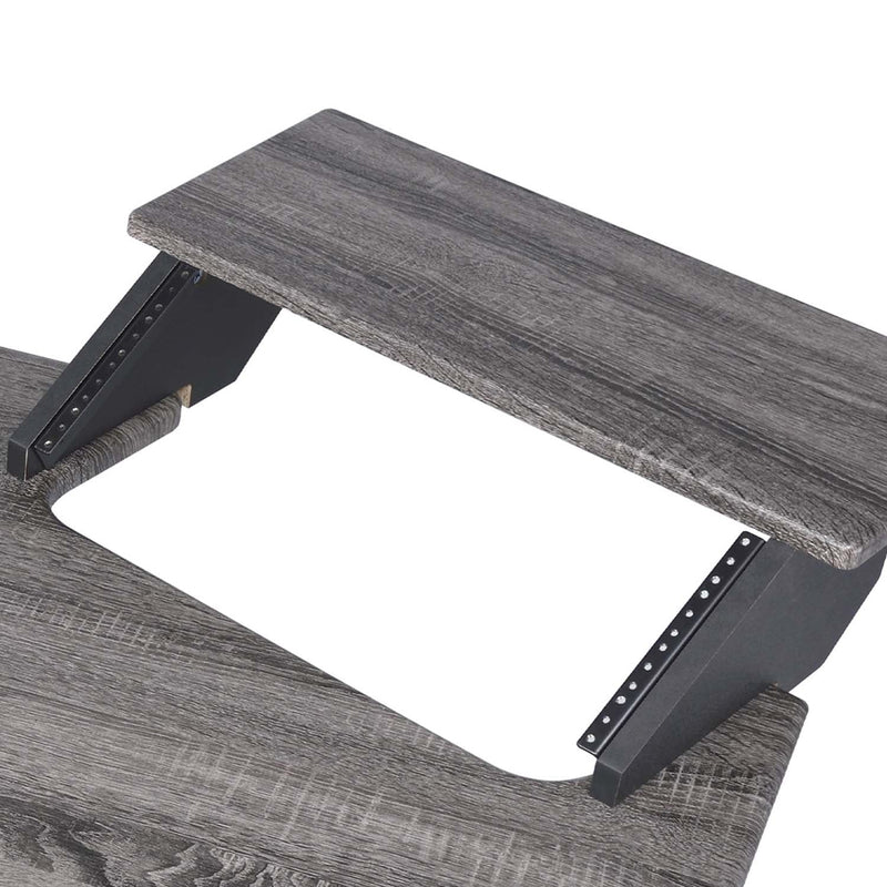 Eleazar 71" Music Studio Desk, Black Oak Finish Acme