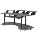Eleazar 83" Music Studio Desk, Black Oak Finish Acme
