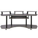Eleazar 83" Music Studio Desk, Black Oak Finish Acme
