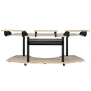 Eleazar 83" Music Studio Desk, Natural Oak Finish Acme