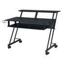 Suitor Music Recording Studio Desk, Black Finish Acme