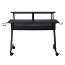 Suitor Music Recording Studio Desk, Black Finish Acme