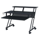 Suitor Music Recording Studio Desk, Black Finish Acme