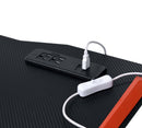 Dragi Gaming Desk w/USB, Black & Red Finish Acme
