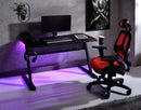 Dragi Gaming Desk w/USB, Black & Red Finish Acme