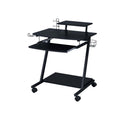 Ordrees Gaming Desk, Black Finish Acme