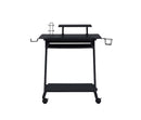 Ordrees Gaming Desk, Black Finish Acme