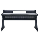 Bigga Gaming Desk, Black & White Finish Acme