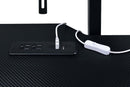 Canzi Gaming Desk w/USB, Black Finish Acme