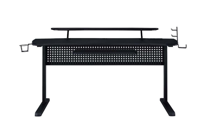 Vildre Gaming Desk w/USB, Black Finish Acme