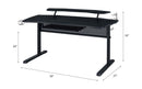 Vildre Gaming Desk w/USB, Black Finish Acme