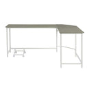 Bambina Computer Desk, Gray & White Finish Acme