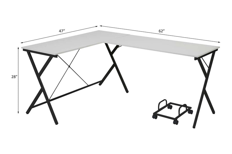 Dazenus Computer Desk, Black Finish Acme