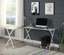 Dazenus Computer Desk, White Finish Acme