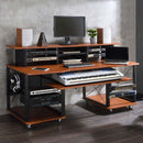 Megara Music Desk, Cherry & Black Finish Acme