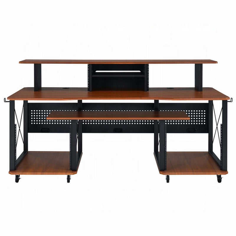 Megara Music Desk, Cherry & Black Finish Acme