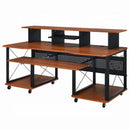 Megara Music Desk, Cherry & Black Finish Acme