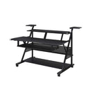 Willow Music Desk, Black Finish Acme