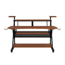 Willow Music Desk, Cherry & Black Finish Acme