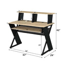 Humanity Music Desk, Natural & Black Finish Acme