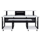 Megara Music Desk, White & Black Finish Acme
