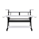 Willow Music Desk, White & Black Finish Acme