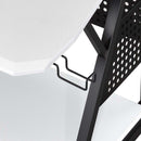 Willow Music Desk, White & Black Finish Acme