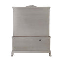 Dresden Computer Desk & Hutch, Bone White Finish Acme