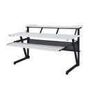 Saida Music Desk, White Finish Acme