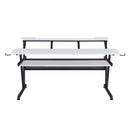 Saida Music Desk, White Finish Acme