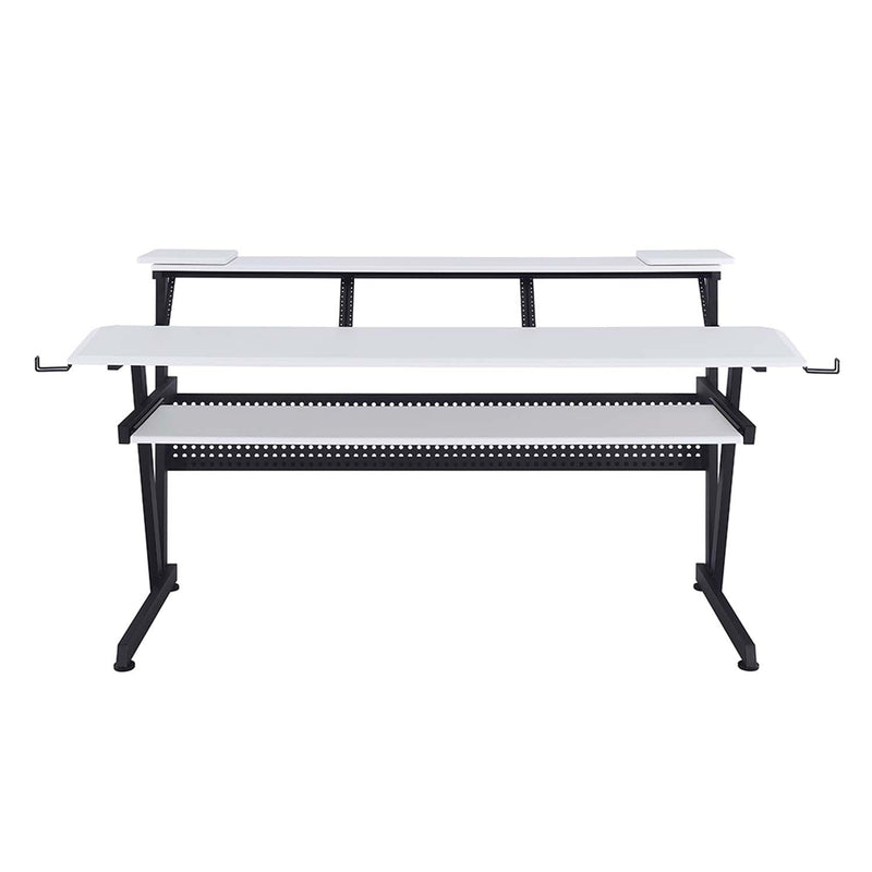 Saida Music Desk, White Finish Acme