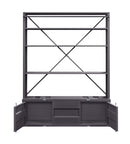 Cargo Bookcase w/Ladder, Gunmetal Acme