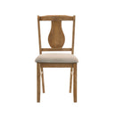 Kayee 5PC Pack Dining Set, Weathered Oak Finish Acme