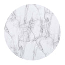 Kusa 5PC Pack Dining Set w/Engineering Stone Top, Black Finish Acme