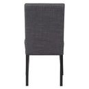 Kusa 5PC Pack Dining Set w/Engineering Stone Top, Black Finish Acme