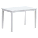 Fidelity 5Pc Pack Dining Set, White & Gray Finish Acme