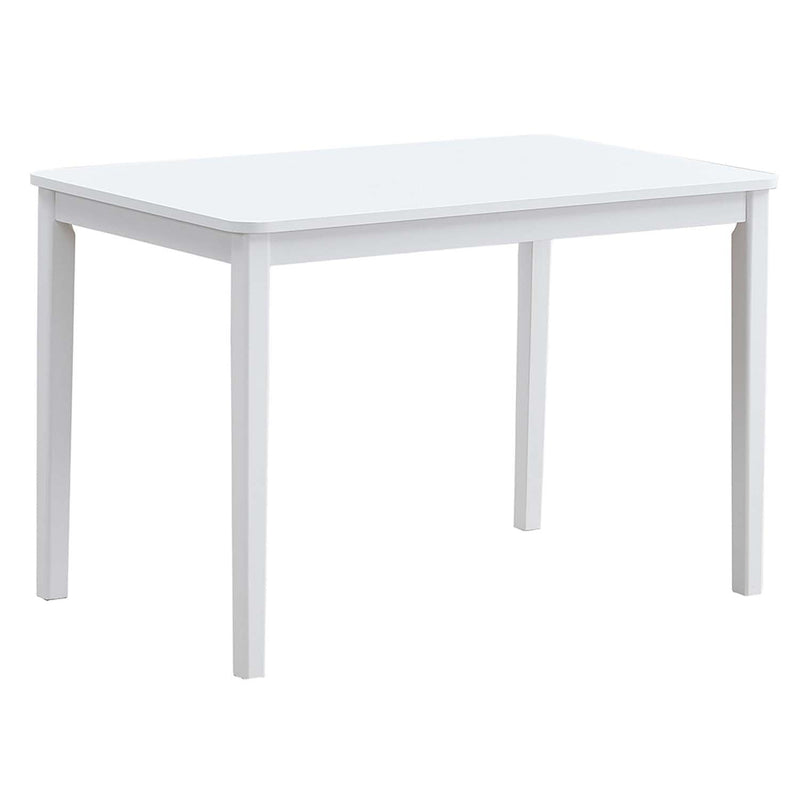 Fidelity 5Pc Pack Dining Set, White & Gray Finish Acme