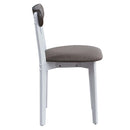 Fidelity 5Pc Pack Dining Set, White & Gray Finish Acme