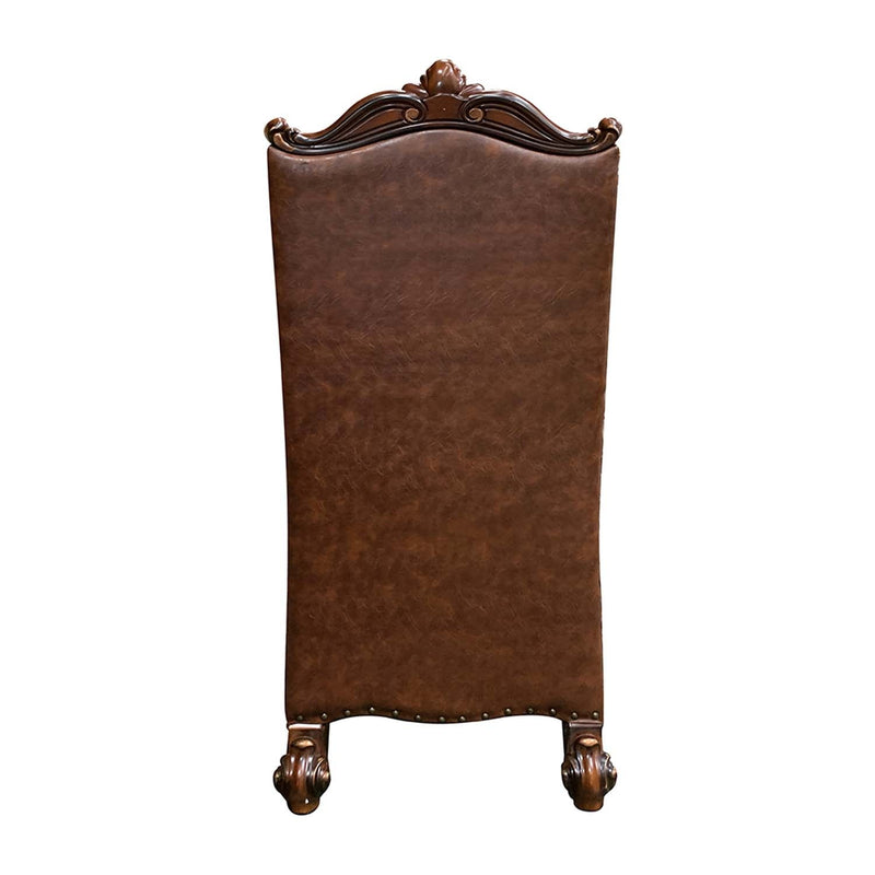 Versailles Side Chair 2Pc, Faux Leather Acme