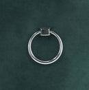 Dekel Side Chair 2Pc, Green Fabric & Stainless Steel Acme