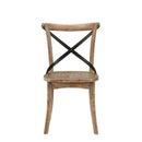 Kendric Side Chair 2Pc, Rustic Oak Finish Acme