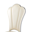 Cyrene Side Chair 2Pc, Beige Faux Leather Acme