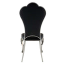 Cyrene Side Chair 2Pc, Black Faux Leather Acme