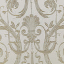 Bently Side Chair 2Pc, Fabric & Champagne Finish Acme