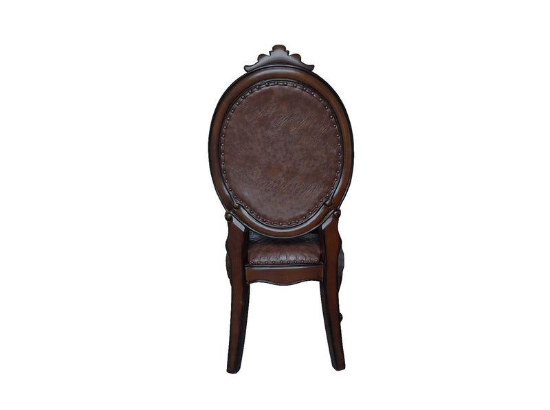 Versailles Side Chair 2Pc, Cherry Finish Acme
