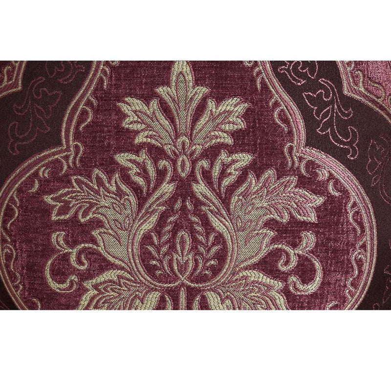 Bernadette Side Chair 2Pc, Pattern Fabric & Gold Finish Acme