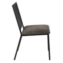 Zudora Side Chair 2Pc, Faux Leather & Black Finish Acme
