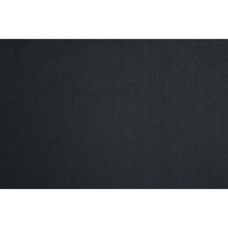 Fallon Side Chair 2Pc, Black Velvet & Mirrored Silver Finish Acme